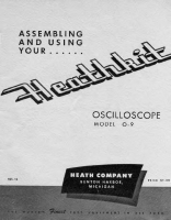 Heathkit O-9-Oscilloscope - Manual-sch 